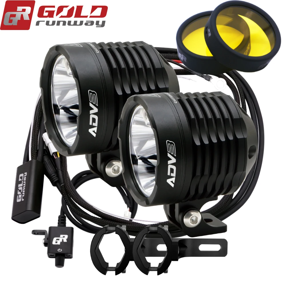Новый adv3 2,3 '30W белый Автомобильный светодиодный противотуманный фонарь с DRL дневные ходовые огни противотуманные фары