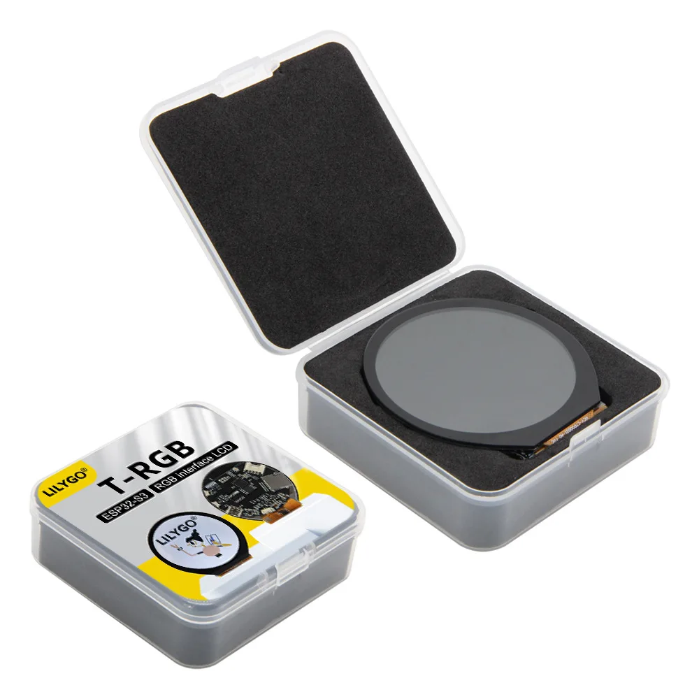 LILYGO T-RGB ESP32-S3 2.1' Round Display ST7701S LCD Touch Screen ESP32-S3R8 Development Board Support WIFI Bluetooth