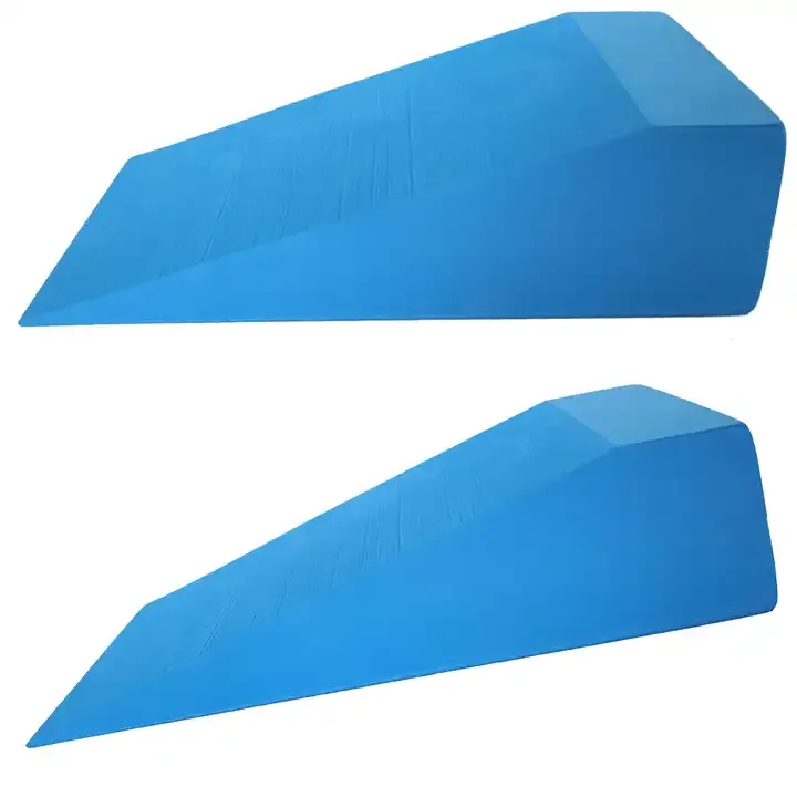 high density premium eco friendly custom color anti-slip eva foam yoga squat block wedge wholesale with logo
