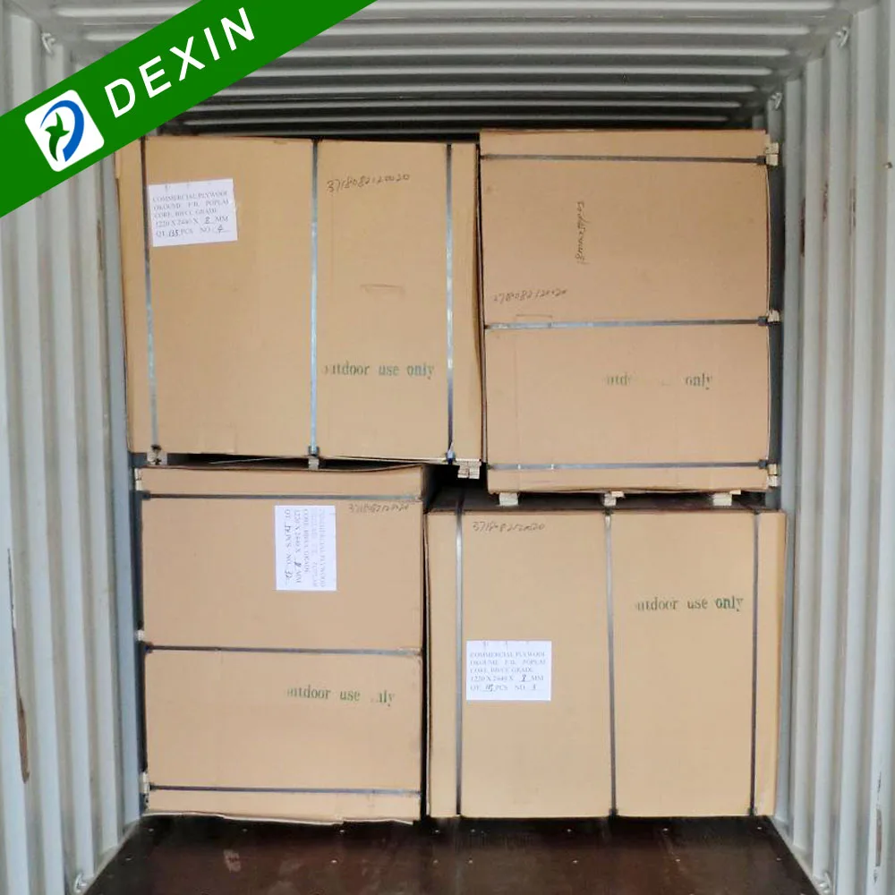 3mm 12mm 18mm Melamine Contrachapado/Kontrplak Furniture Use  4x8 Paneles Laminas De Melamina Plywood for Cabinet