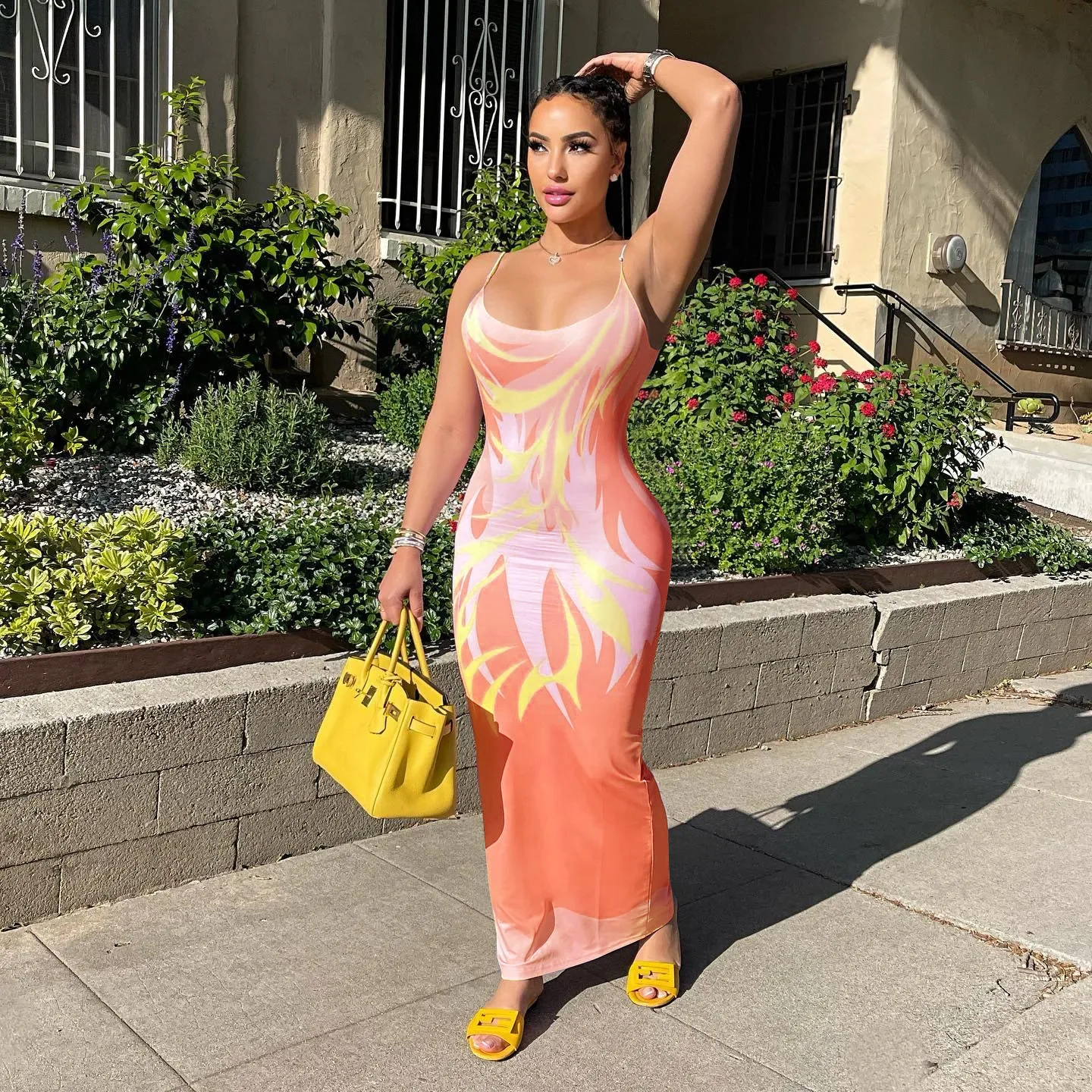 H2814 women clothing beach light blue strapless sexy orange sleeveless elegant bohemia fitness long dresses