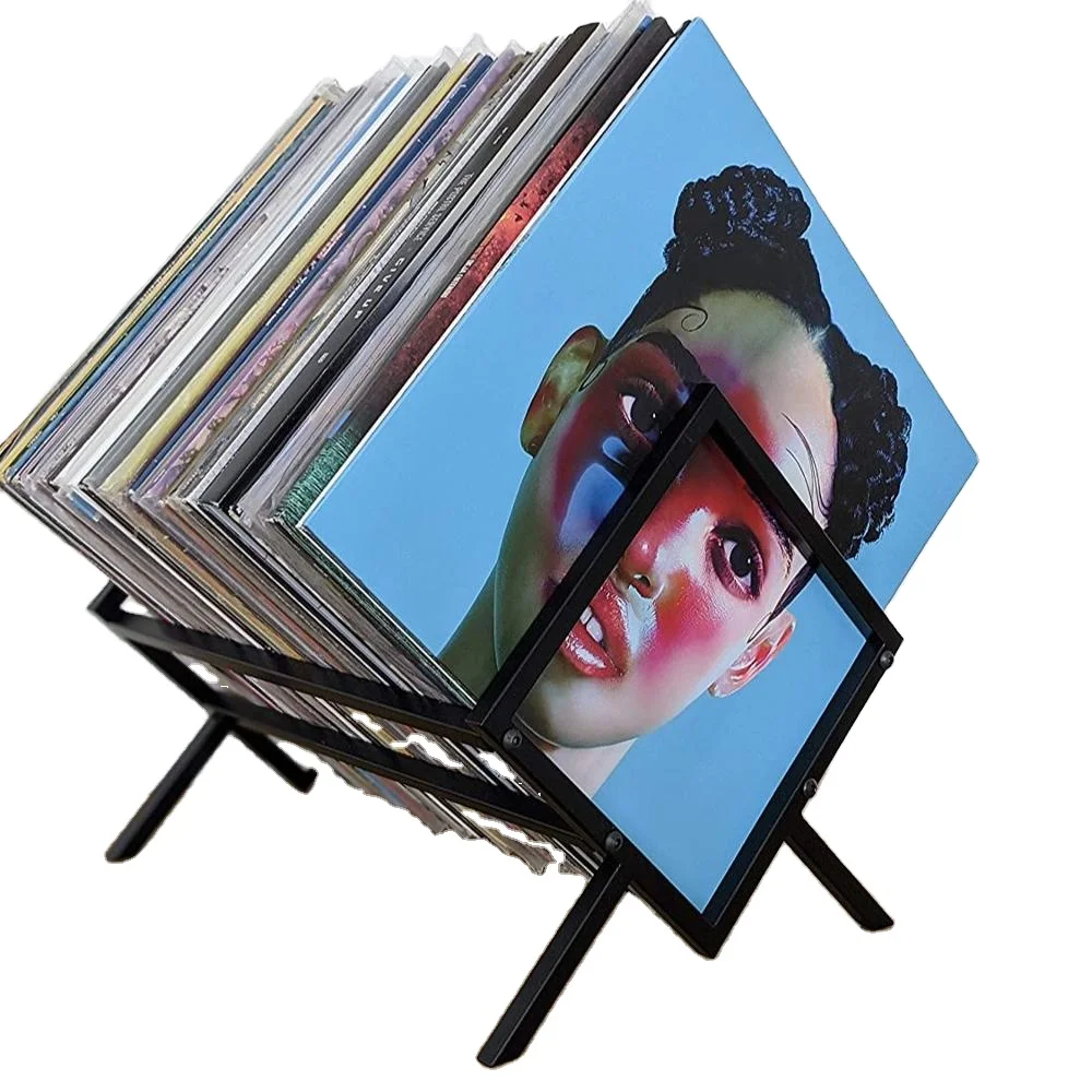 Counter top Record LP book magazine Vinyl Record Holder