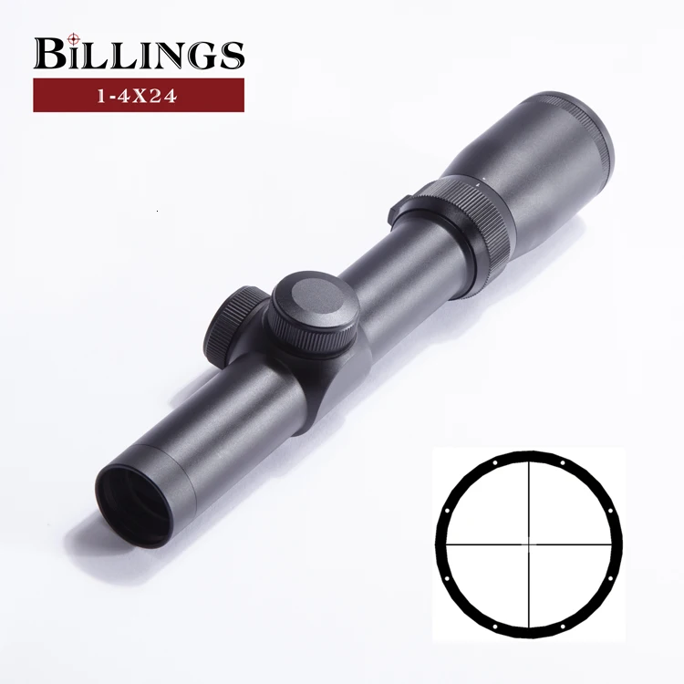 Outdoor Long range 1-4X24 optic scope hunting tactical optical scopes sight
