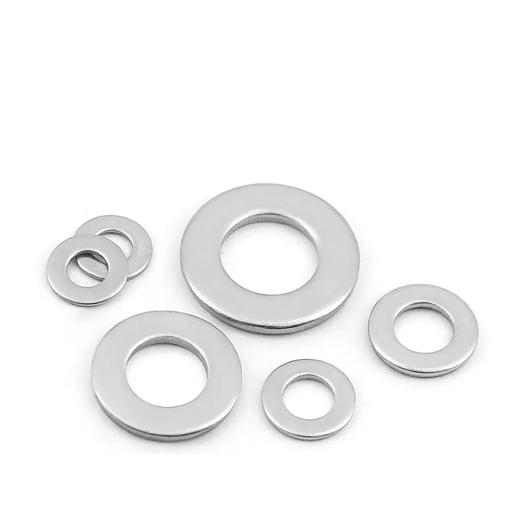 DIN125 SS 304 316 stainless steel Flat Washer m10 m12  m24 m35 m50 large flat round washer Plain Washer