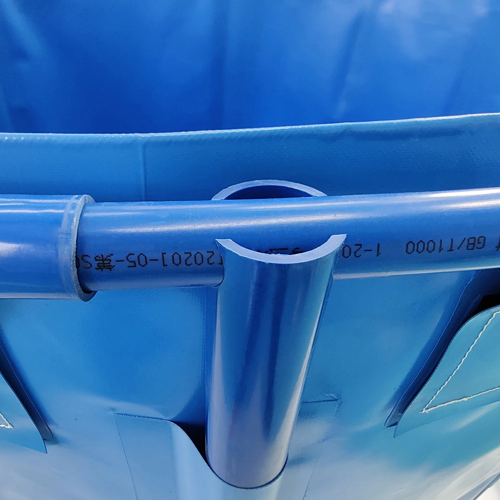 Factory PVC Pool Outdoor Above Ground Fish Pool Farming Fish Pond Tarpaulin Shrimp Pool Water Storage Container Pool