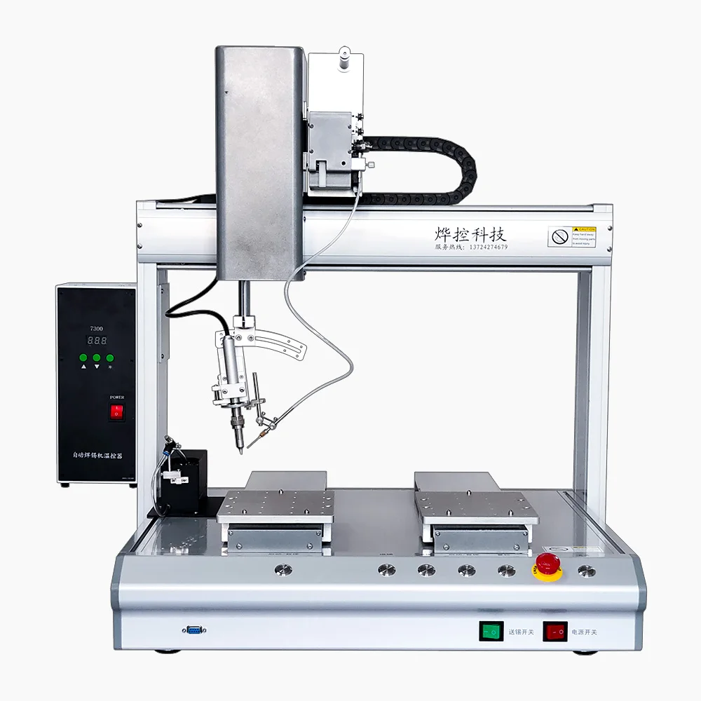 Other Machinery Desktop Automatic 4-axis Dual Workstation USB Welding Machine Welding Machine