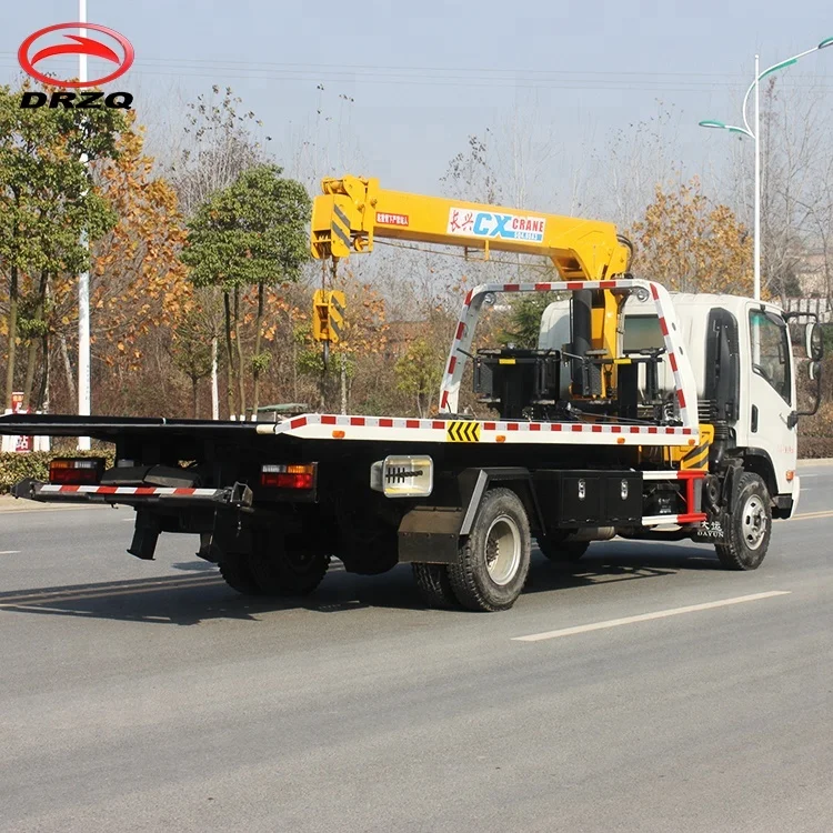 Самый продаваемый маленький китайский новый буксировочный спасательный грузовик Dayun, военный Тип, дизельный топливный эвакуатор