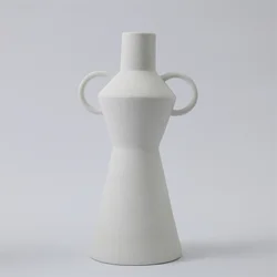 Handmade Minimalist Tabletop Decorative Nordic Modern Ceramic Flower Vase for Home Decor Ceramic Vase