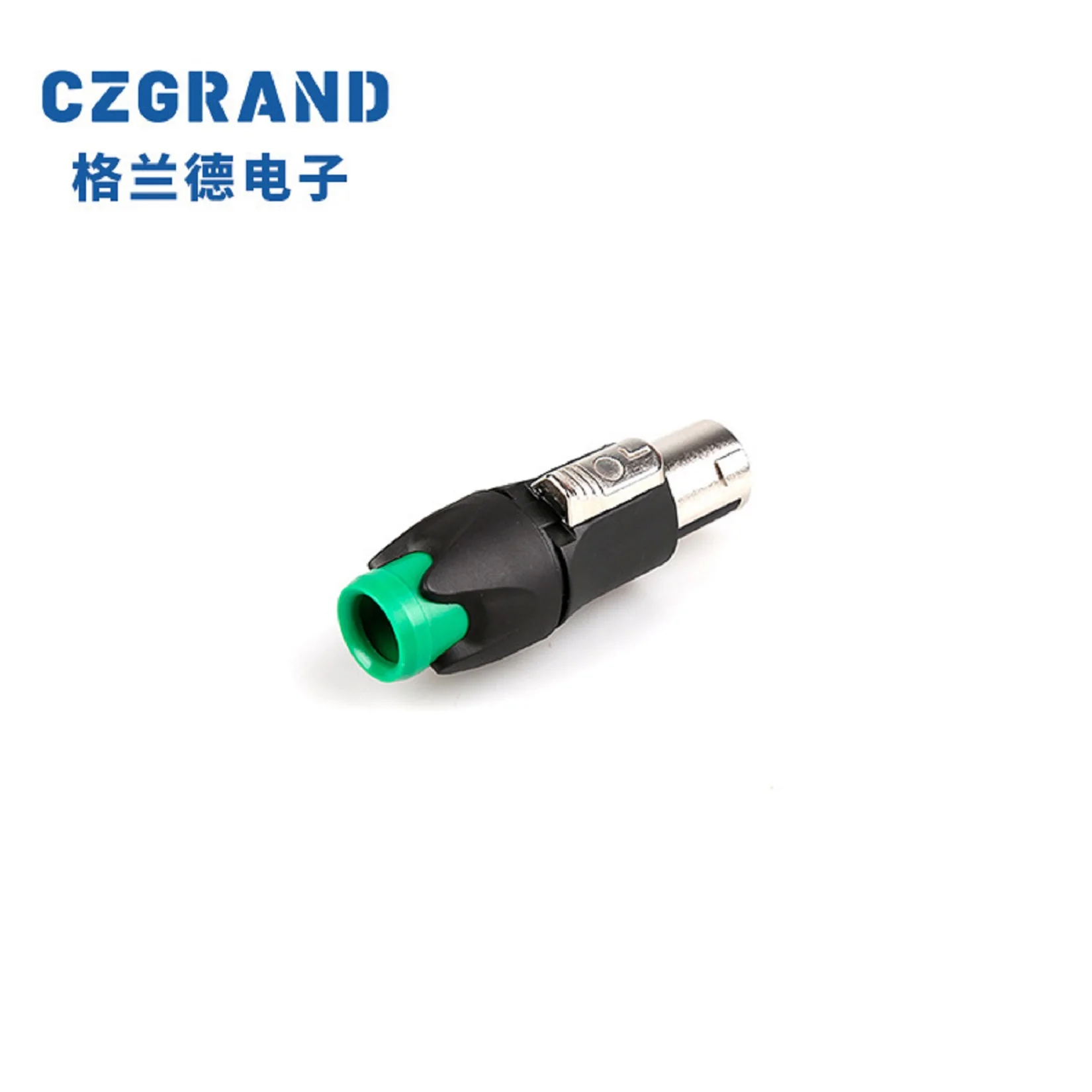 GLD2223 CZGRAND colorful xlr audio plug silver plated audio connector