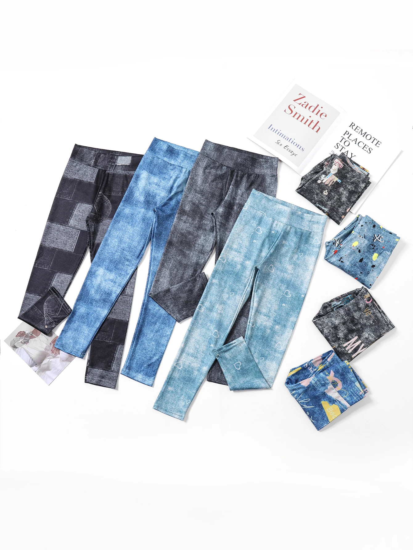 Kids Leggings Foreign Trade Cartoon Comfortable Women Loose Casual Pants Wear High Waist Elastic Spring And Autumn Leggings