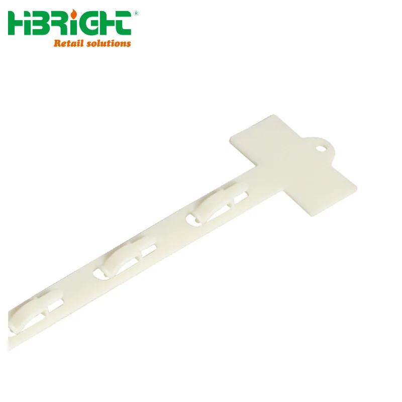 New Designing Commercial Plastic Clip Strips Supermarket Shelves S Hooks
