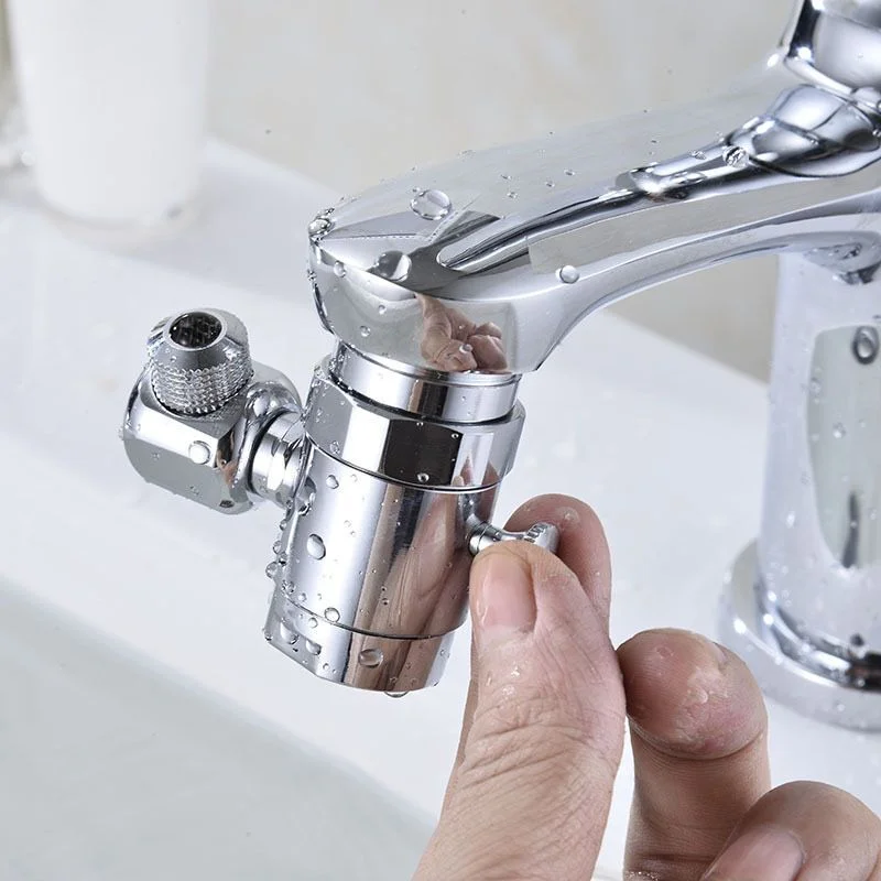 Faucet Aerator Solid Brass Face Washing 720-degree Swivel Eye Wash Station Faucet Mounted Splash Filter Aerators Sink Attachment
