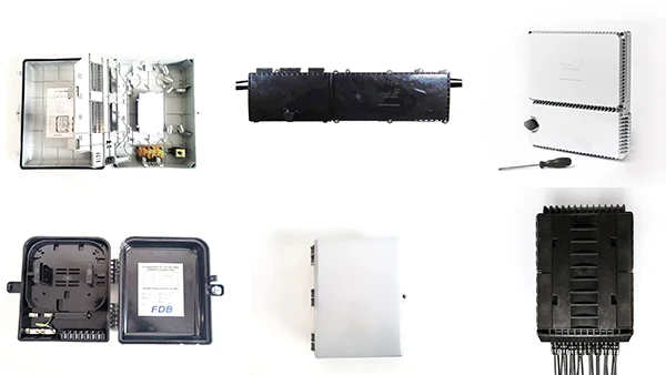 16 port fdb box Waterproof fiber distributed box from 16 Cores PP+GF Material ftth Box Indoor/Outdoor manufacturer