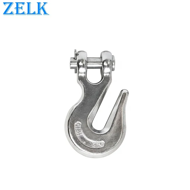 Rigging Hardware High Polished Stainless Steel Clevis Grab Hook