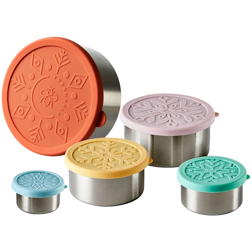 Контейнер для соуса из нержавеющей стали с крышкой детский Ланч-бокс аксессуары детей