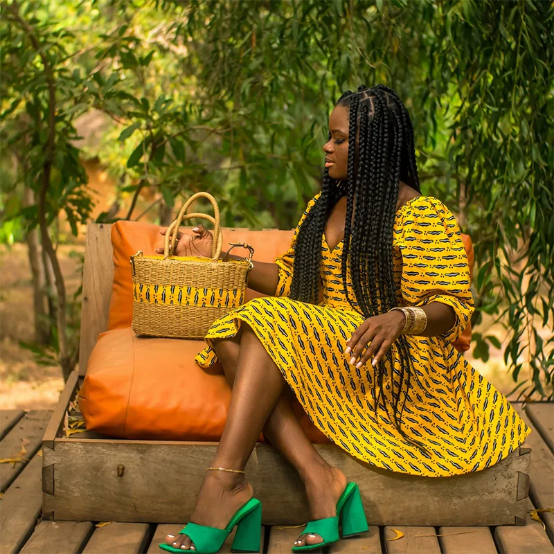 wholesale price African print corset dress a sexy casual dresses 100% cotton ankara dress