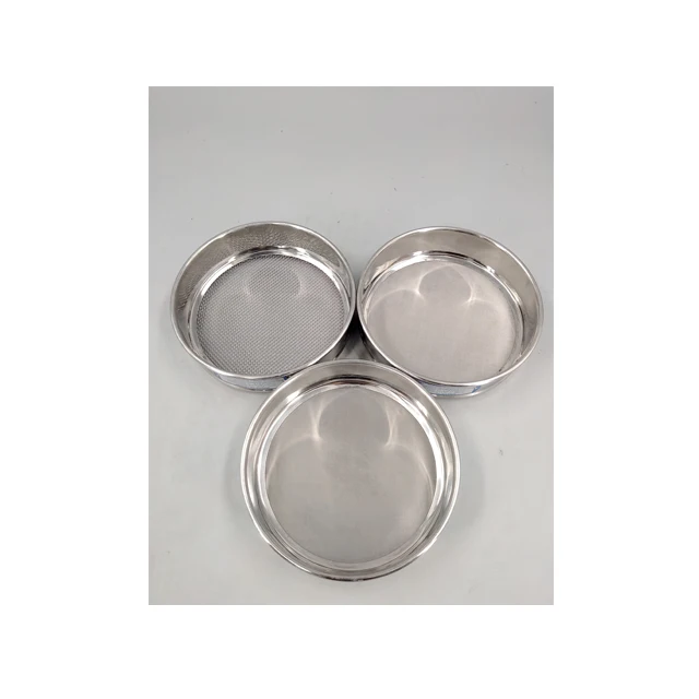Opening size 2.8mm Stainless steel sieve Dia. 200mm 8inch Soil Cement Aggregate Sand Test Brass Testing Sieve