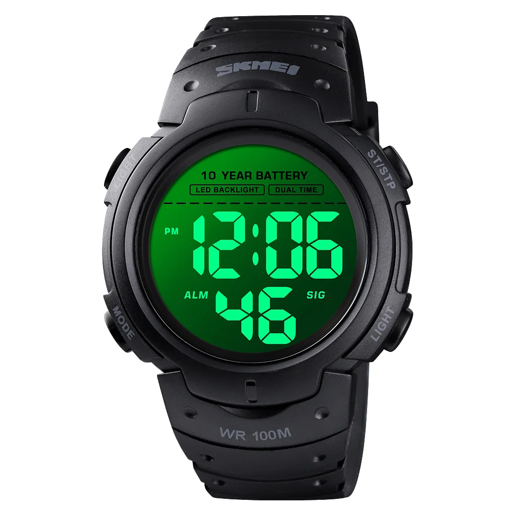 waterproof watch skmei wholesale cheap watch analog stopwatch 1560 sport wristwatch men 12/24 hour logo