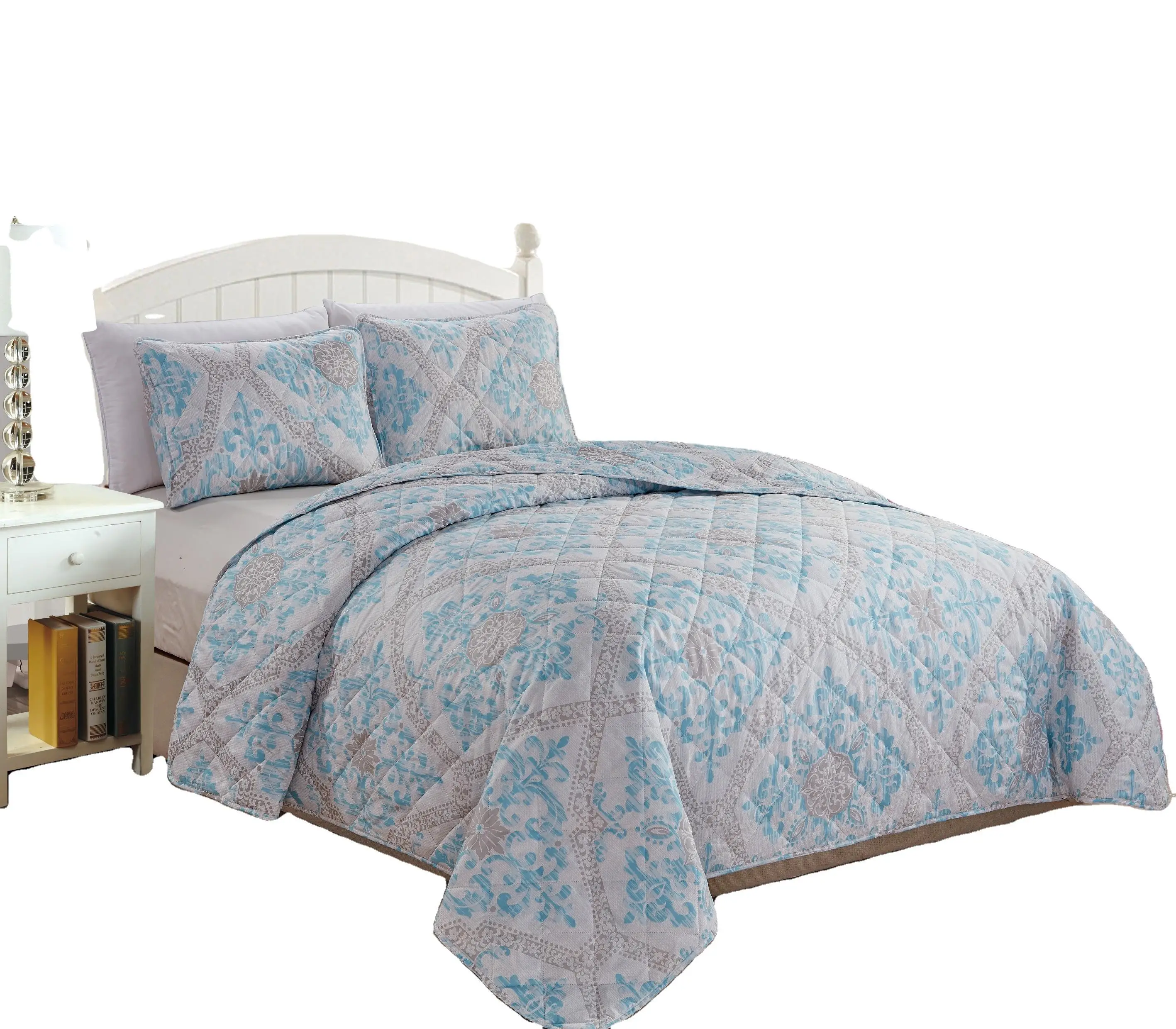 Luxury Polyester Printed Customized Quilt Sets