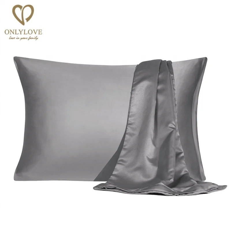 Factory outlet Ultra Soft and Smooth Silky Satin 100% Satin Silk Pillow Case