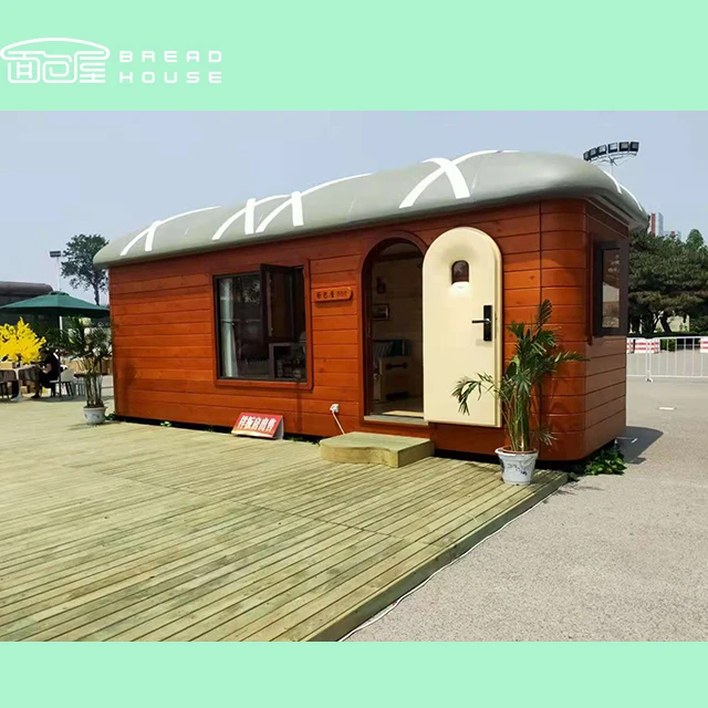 
Patent-Certified Bread House-Plus house tiny solid wood Home moblie For Meeting 