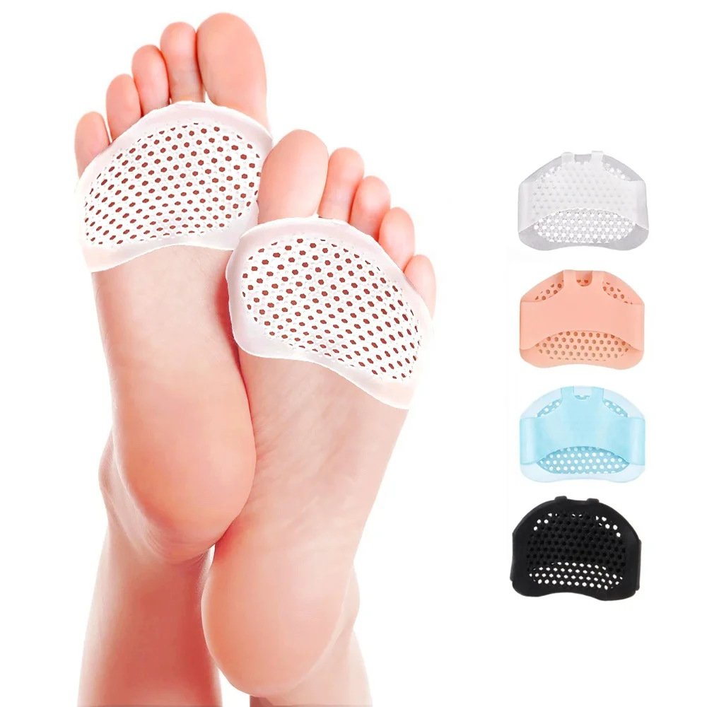 Honeycomb Silicone Gel Toe Ball of Foot Pain Relief Guard Insole Forefoot Cushions Metatarsal Pads HA00600