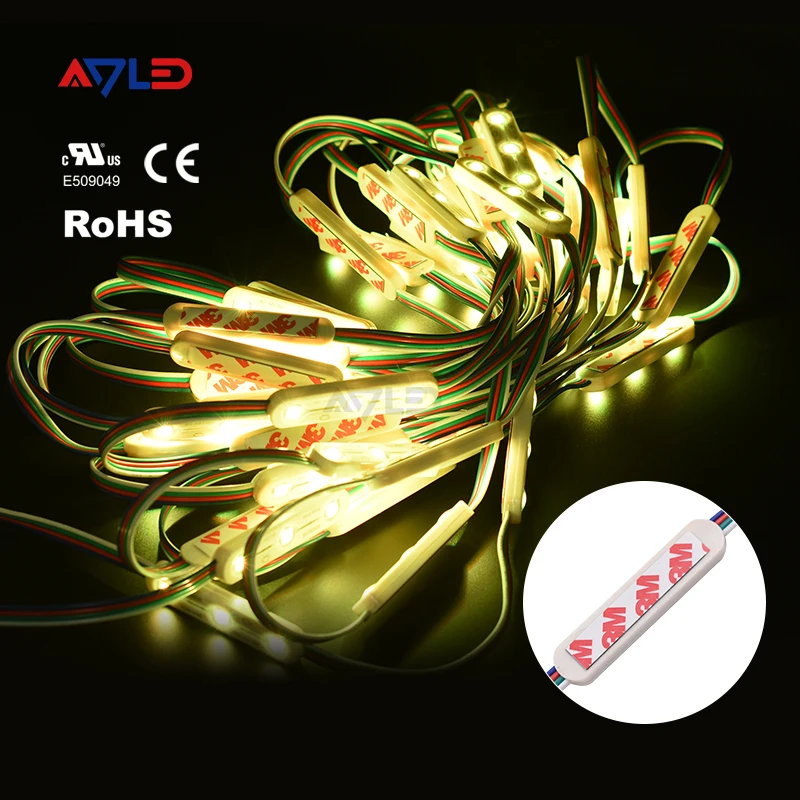 Супер яркий RGB знак светодиодный модуль 5050 smd 12 В световой