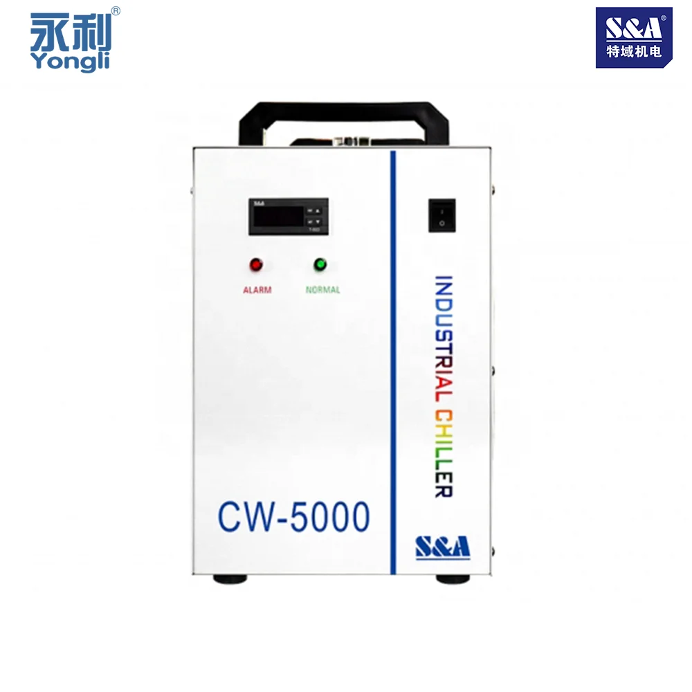 Yongli industrial 220v guangzhou S&A CW3000 cw5200 mini air cooled water chiller