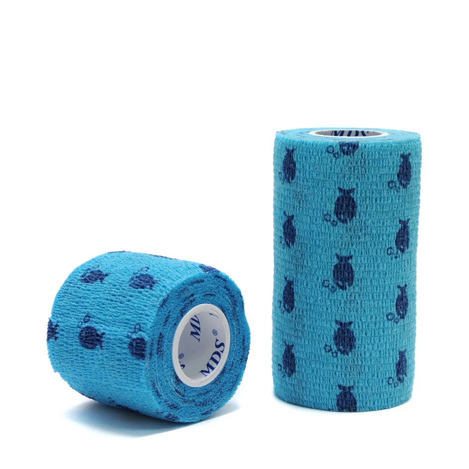 
Colorful Vet Wraps Flexible Elastic Cohesive Bandage 