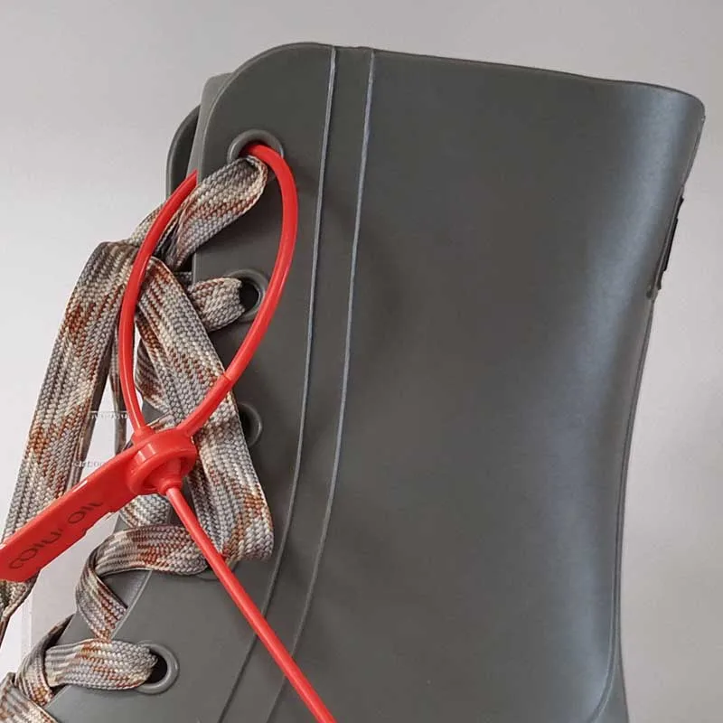 Резиновые сапоги Botas De Caucho, теплые рабочие водонепроницаемые резиновые сапоги