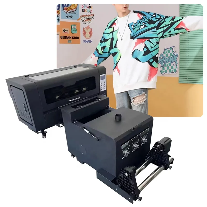 Inkjet T-Shirt Printing Machine Heat Transfer Pet Film Multi Color Inkjet Printers Textil T Shirt Printer DTF A3