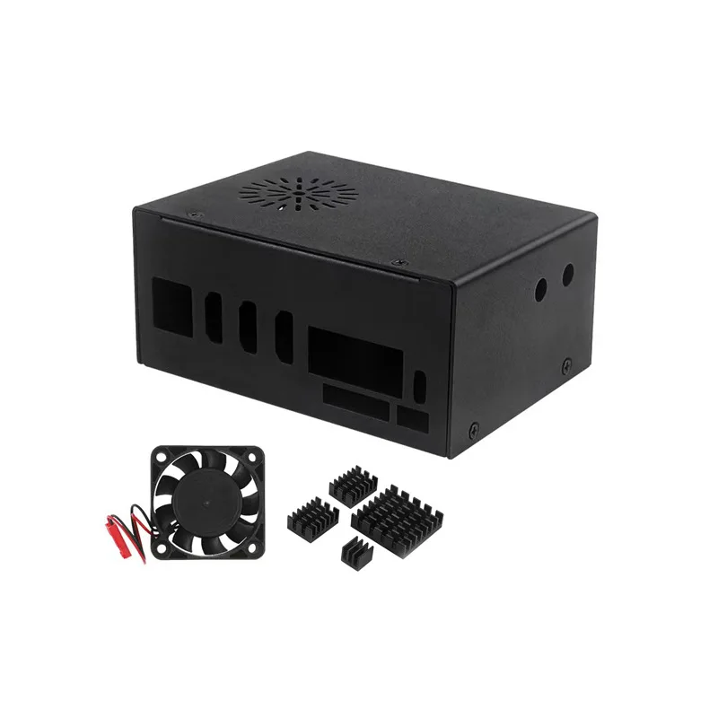 Orange Pi 3B Metal Shell Orange Pi 3B Box with Cooling Fan Cooling Optional Antenna