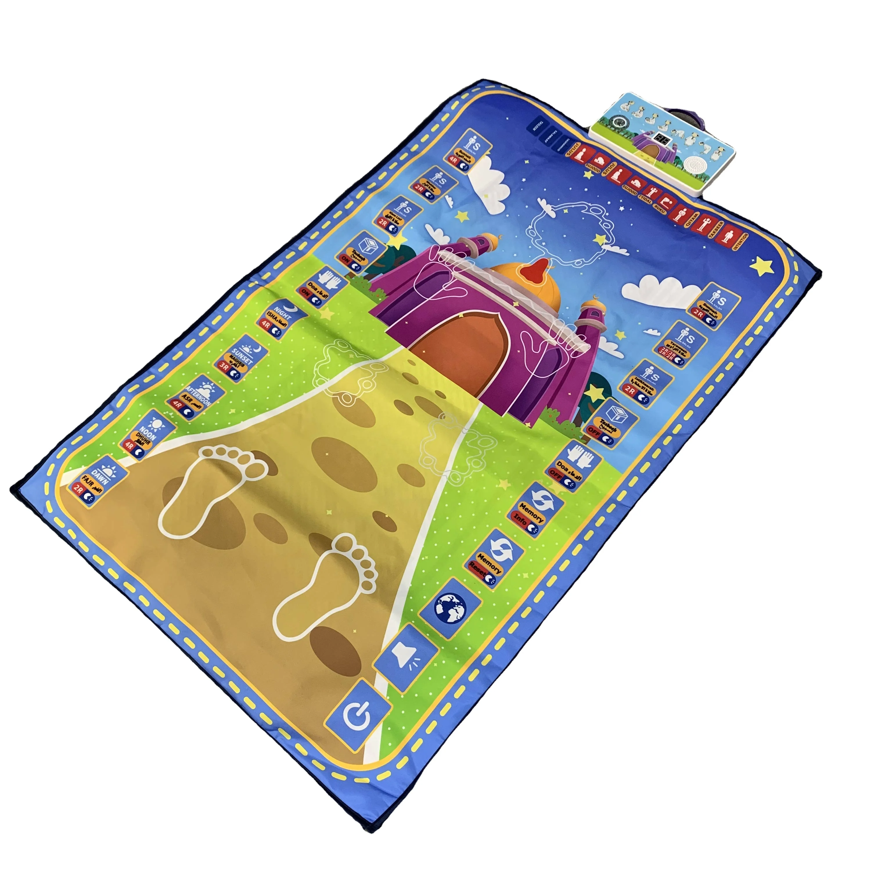 muslim religious prayer mat interactive electronic kids educational For Islamic Children Teaching Learning