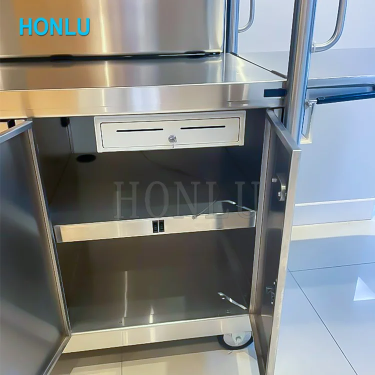 Donuts Mini Juice Stand Mobile Food Kiosk Breakfast Kiosk Outdoor Coffee Kiosk for Sale