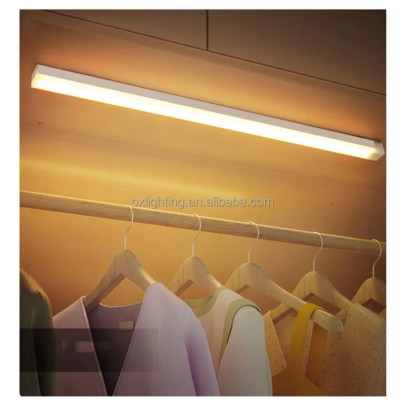 USB Rechargeable Battery Motion Sensor LED Night Light Lamp Bedroom Kitchen Cabinet Light Wireless Closet Lights