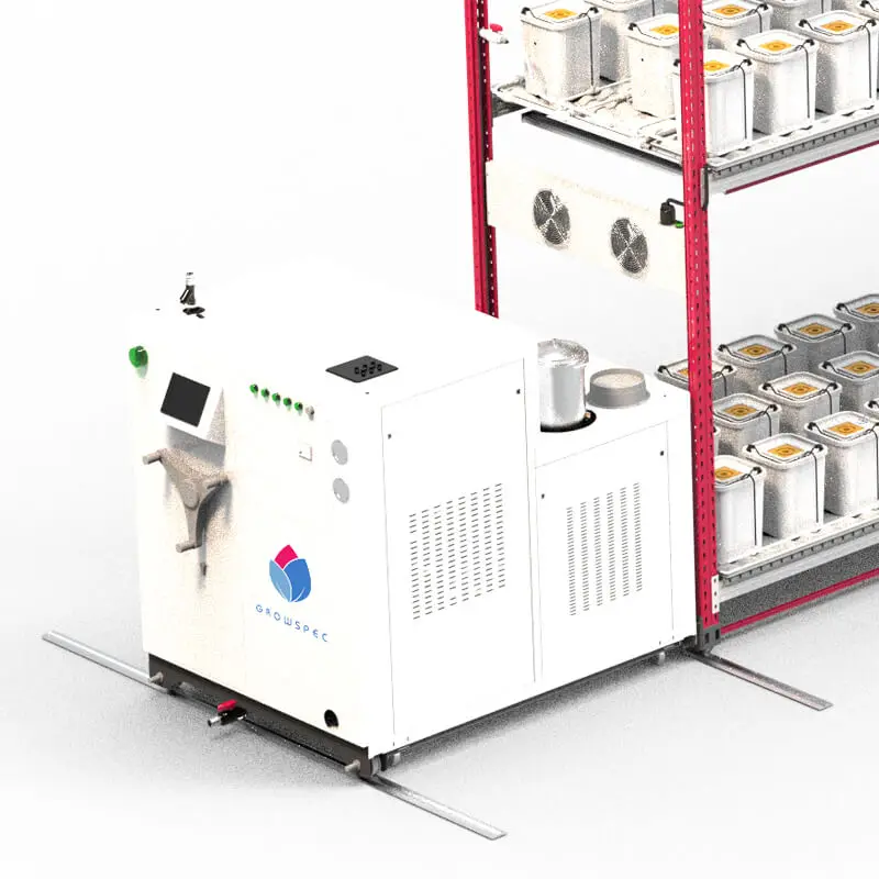 Indoor growing system medical plant flower stage aeroponic farming system