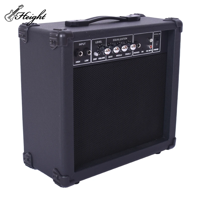 Guitar Amplifier 30watts Black Electric Guitar With Amplifier