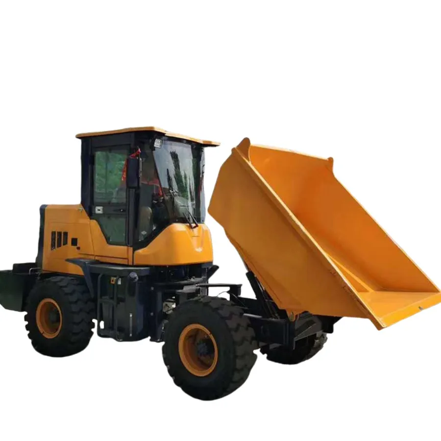 Mini Hydraulic Diesel Dumper 4x4 Wheel Dumper Truck