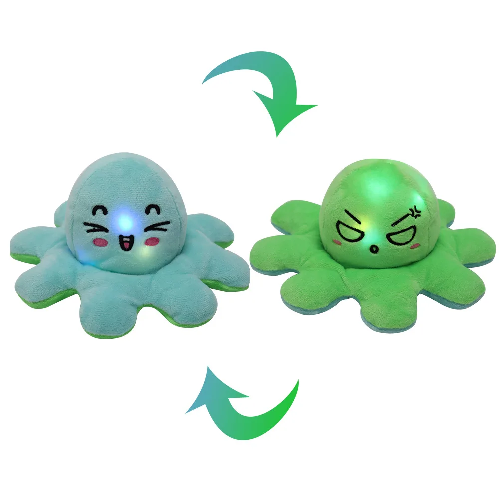 Green And Bule Sale well Emotion Octopus Toys
