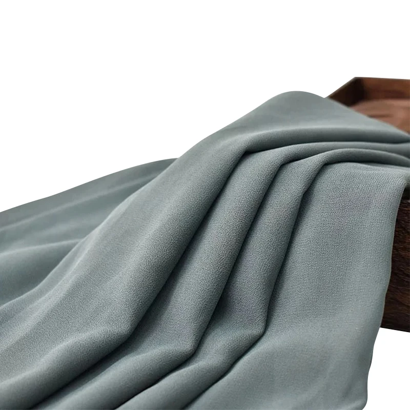 100% Silk Crepe De China Fabric CDC 22 Momme 25 Momme 6a Grade Silk Fabric