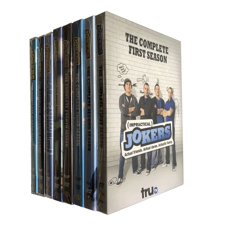DVD BOXED SETS MOVIES TV show Films Manufacturer factory supply  Impractical Jokers Season 1-8 28 disc  complete series new hot