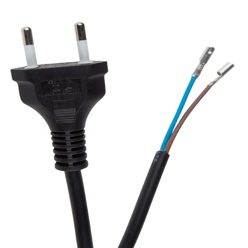 High Quality Brasil Inmetro Approved D14 PVC 2 Pin Plug AC Power Cord Cable Path For TV Village