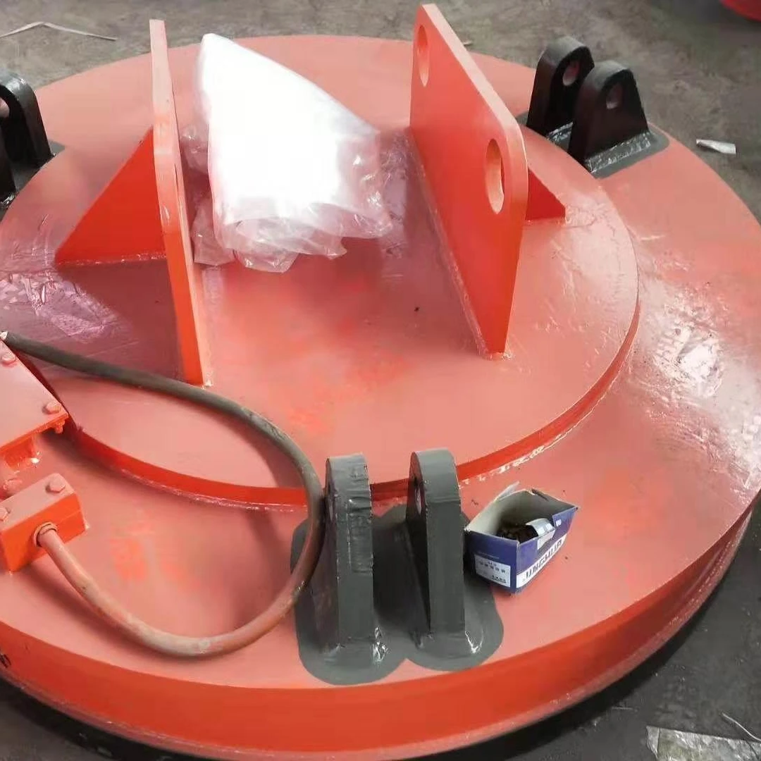 Factory direct sales hydraulic magnets are suitable for scrap metal recycling and processing efficient and labo