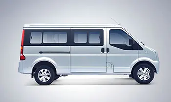 dfm Sokon Mini Van C37 MPV Electric Gasoline Fuel Car 1.5L Displacement Light Interior Leather Seats RWD Manual Gear