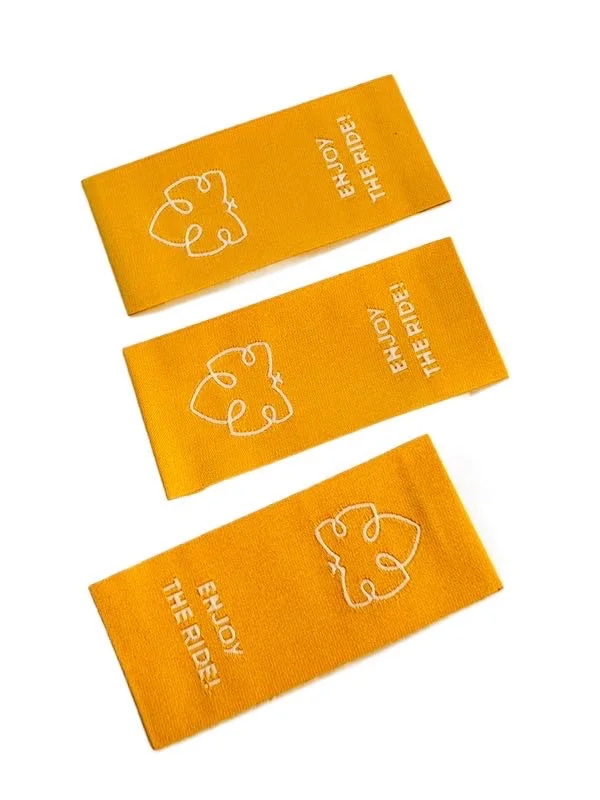 custom made muller machine made weaving woven label for garment