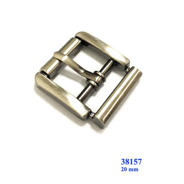 Wholesale metal pin buckle shoe accessories for men shoe parts 19 mm