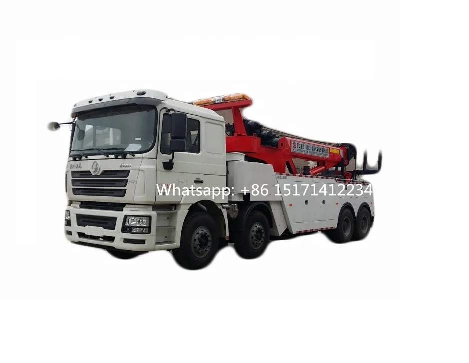 Тяжелый тягач Shacman 8x4, вращение на 360 градусов, вращение на 30 тонн, буксировочный тягач на 20 тонн, цена на тягач-эвакуатор
