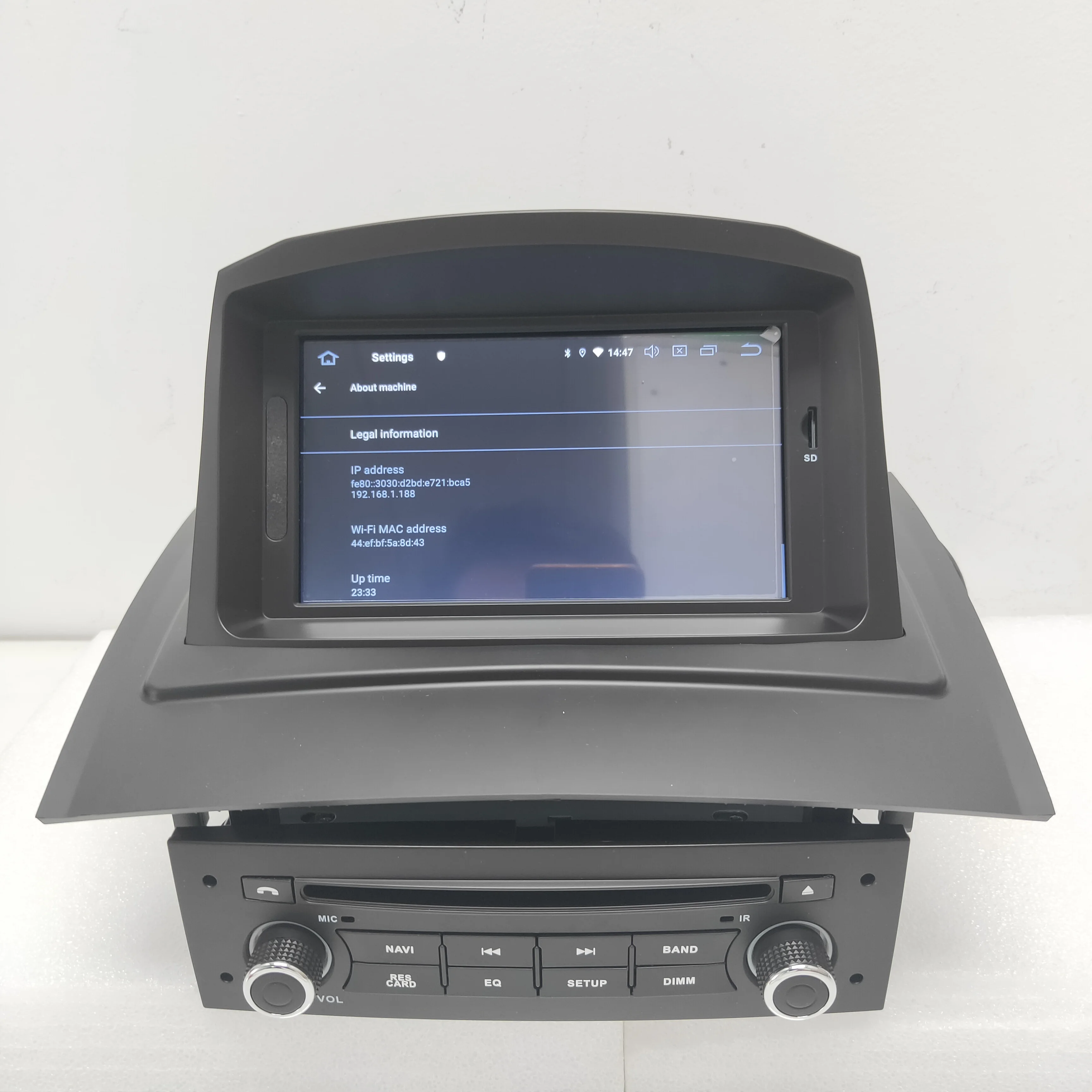 Newnavi Android 10 Touch screen car stereo 2 din car dvd gps navigation system for renault megane II 2/Fluence 2002-2008