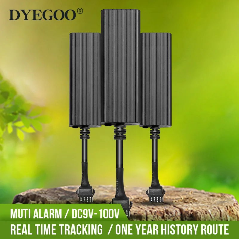 DYEGOO T3 Vehicle Car Motorcycle E-Bike GPS Tracker 9V-100V Wide Voltage Oil Cut Anti-Theft Alarm Free Android IOS APP
