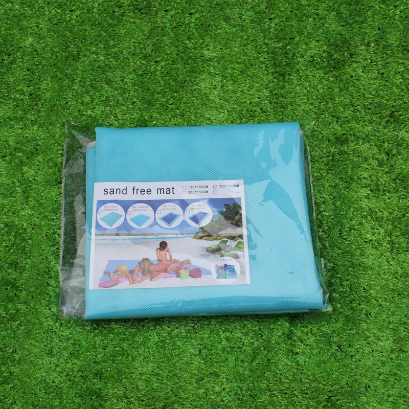 120 * 145CM Outdoor Travel No Sand Mat Mesh Picnic Camping Mattress Blanket Foldable Beach No Sand Mat Durable, Sand Free 0.2KG